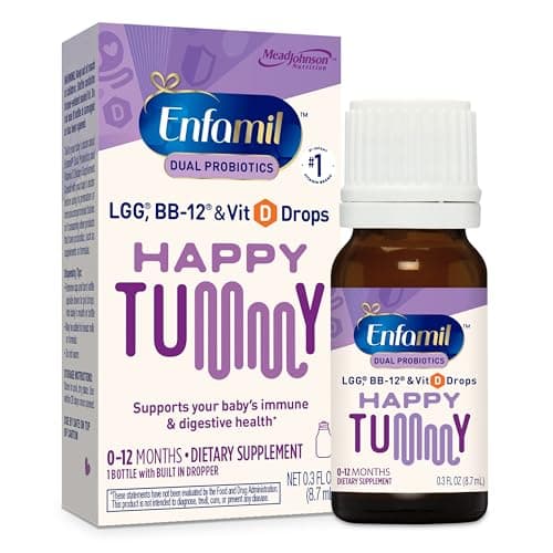 Enfamil Dual Probiotics Drops, Baby Probiotic Drops, 8.7 mL Bottle