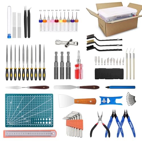 82 Pcs 3D Printer Tool Kit with Case, 3D Printing Tools with Accessories of Deburring Tool, Nozzle Cleaning Kit, Screwdriver Kit, Tube Cutter for 3D Print Removing, Cleaning, Finishing, Carving