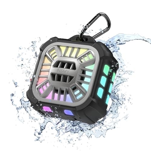 INSMY Shower Speaker IP67 Waterproof Bluetooth Speakers, Portable Small