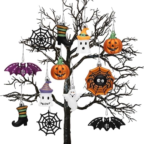 Valery Madelyn 12ct Halloween Ornaments Shatterproof Tree Decoration Indoor