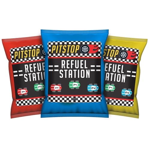 Race Car Chip Bag Stickers, 32 Count