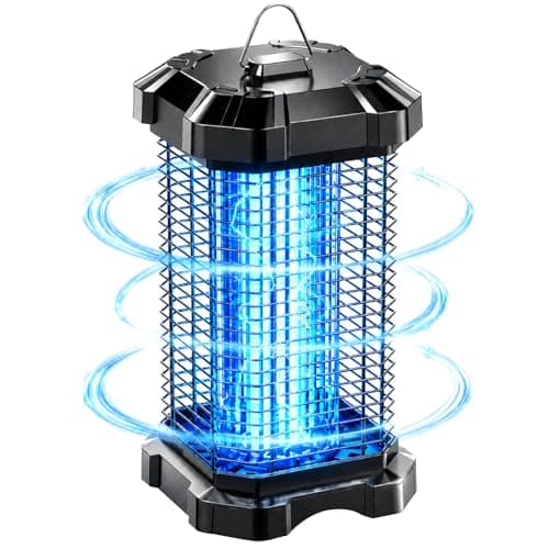 Jawlark Bug Zapper Outdoor, 4200V Electric Mosquito Zapper Indoor, Insect Fly Zapper Waterproof with 5ft Power Cord, Mosquito Killer for Home, Patio, Kitchen, Backyard, Camping, Plug-in