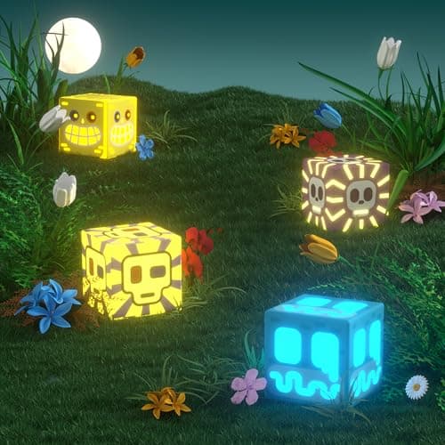 GobiDex 4PCS Magnetic Halloween Lights