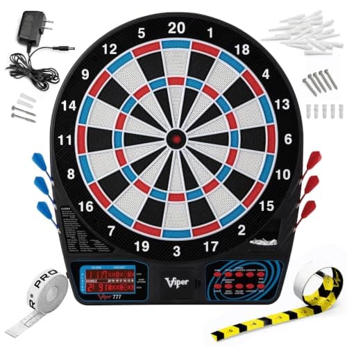 Viper by GLD Products 777 Electronic Soft Tip Dart Board for Adults