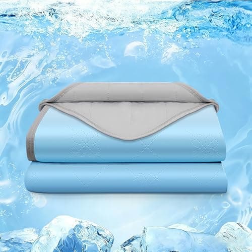 Cooling Blanket Queen Size Cool Summer Blanket Ultra Soft and Lightweight Moisture Wicking Blanket for Hot Sleepers Breathable Throws for Travel, Couch and Sofa