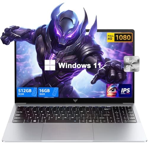 KAIGERR Laptop, 2026 New Laptop Computer with Intel Quad-Core Processor(Up to 3.4GHz), 16GB RAM 512GB NVMe SSD, 15.6" FHD Display, Windοws 11/Student/Business Laptop, HDMI, USB3.2, Long Battery Life