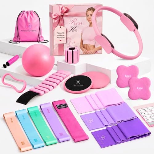 20 PCS Pilates Kit | Complete Pilates Equipment for Women Home Workouts
