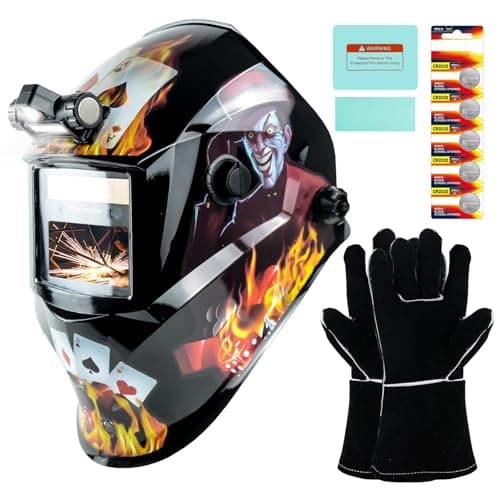 TRQWH Welding Hood Auto Darkening Welding Helmet with Light True Color