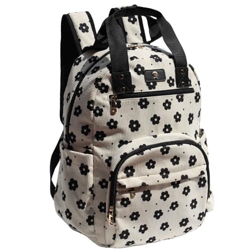 ESVAN Diaper Bag Backpack Corduroy Multifunction Baby Fashion Travel Pack office Laptop Bag