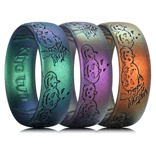 King Will Men Silicone Wedding Band Size 10