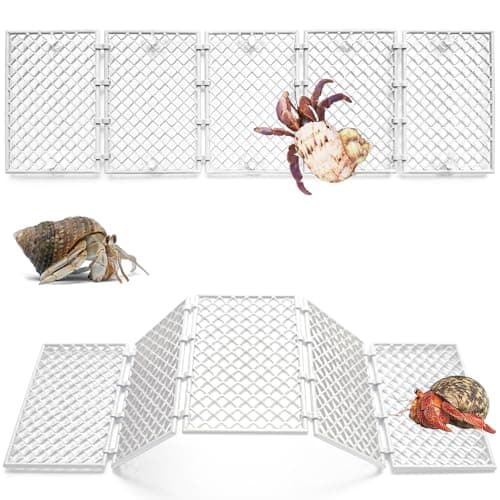 Anranmm Hermit Crab Climbing Toys, 5 Pcs DIY Mesh Hermit Crab Ladder, White