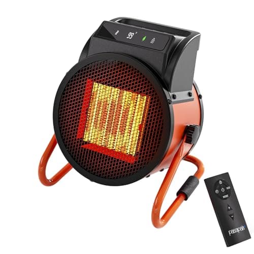 Pasapair Greenhouse Heater with Remote, 1500W Fast Heating for Grow Tent