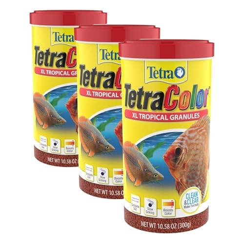 Tetra Tropical Granules, 10.58 Oz, Pack of 3 | Natural Color Enhancer