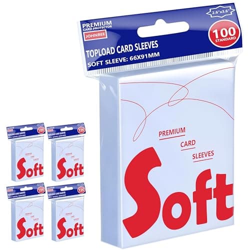 500ct Card Sleeves - OPP Penny Sleeve for Trading Cards - Premium Toploader Inner - Fit 2.5"x3.5" Standard Trading Sports Game Cards - Ideal for Card Enthusiasts (500 Pcs)