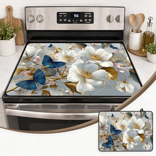 Stove Top Cover,28.5"L x 20.18"W,Heat Resistant Cooktop Protector Mat