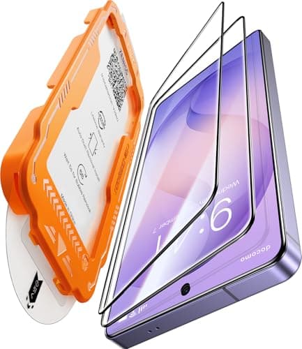 Zeniss NeverBreak 9H+ Hardness for Samsung Galaxy S26 Ultra Screen Protector 12FT Military Grade Protection (Scratch, Shatter, Drop Resistance) Tempered Glass Full Edge Coverage Case Friendly 2 Pack