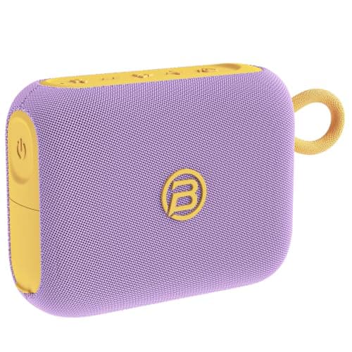 BUGANI Rove Go 5 Portable Bluetooth Speaker, IP67 for Outdoor Shower Purple