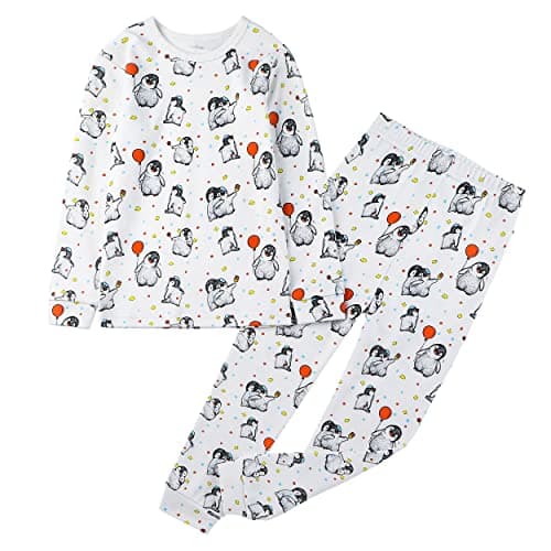 Owlivia Christmas Pajama Set for Baby, Toddler & Kids, Organic Cotton PJs
