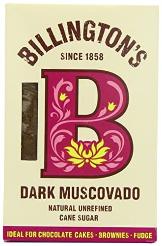 Billington's Natural Unrefined Dark Muscovado Cane Sugar (500g) - Pack of 2