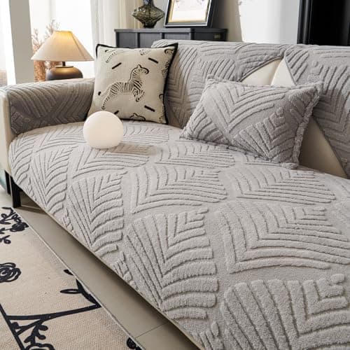 PJLZJFBY Plush Sofa Cover Washable, Funny Fuzzy Pet Couch Cover for 2 Seats