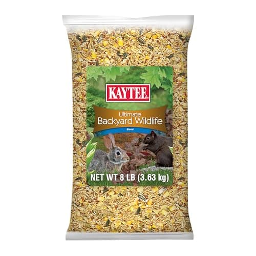Kaytee Ultimate Backyard Wildlife Food for Wild Squirrels, Rabbits, Chipmunks, and More, 8 Pounds