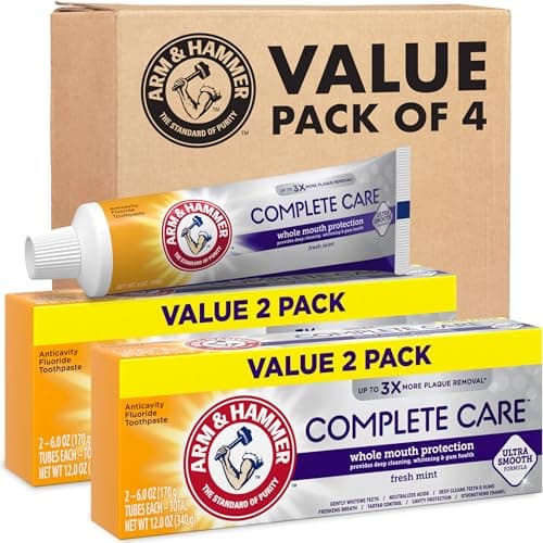ARM & Hammer Complete Care Toothpaste, Fresh Mint, 6.0 oz, 4-Pack