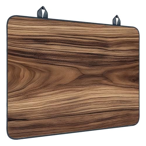 Nuxovilar Walnut Wood Stove Top Cover, 20.47x28.34 Inches Polyester