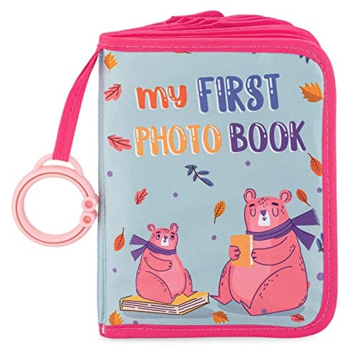 Baby Girl First Birthday Photo Album - New Baby Gift & Shower Must Have