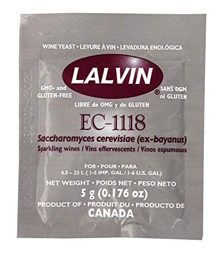 Lalvin - Part Number EC-1118B EC-1118 Yeast by Lallemand Inc Set of 2