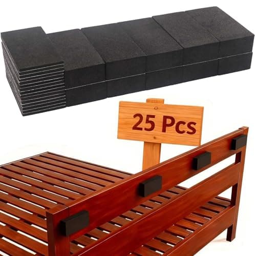 Furniture Wall Protectors, ZVJV 25Pcs EVA Foam Headboard Stoppers for Wall, 10Pcs (20mm Thick)+15Pcs (3mm Thick) Furniture Pads, Bed Stoppers for Headboard, Couch Protector, Prevent Sliding Bumpers