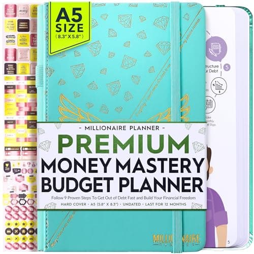 Budget Planner & Monthly Bill Organizer, Income & Expense Tracker Notebook