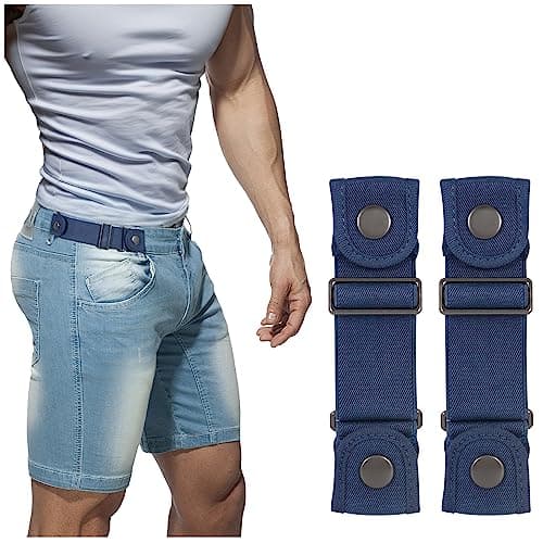 BELTROAD No Buckle Belts for Men Women Stretch Sides Belt without Buckle