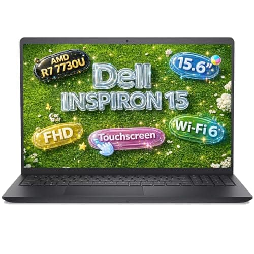 cefesfy Customized Laptop, Created Using Dell Inspiron 15 3535 Business Laptop, 15.6" FHD Touch, AMD Ryzen7 7730U, 16GB/ 20GB RAM, 1TB/ 2TB SSD, Wi-Fi, Numeric Keypad, HDMI, Windows 11 Home S Mode