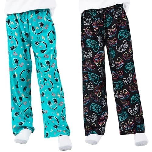 Bioworld Games & Music Boy's 2-Pack Sleep Pajama Pants-6