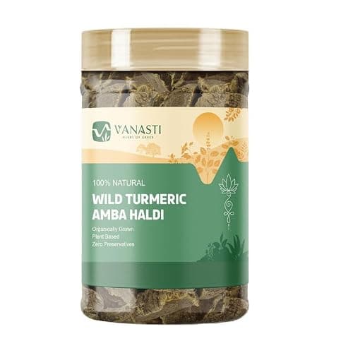 VANASTI Amba Haldi | Jangli Haldi | Curcuma Aromatica | Wild Turmeric | 100 gram