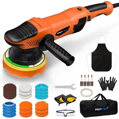 1200W 6" Rotary Buffer, 2500-6000RPM, Detach Handle, Car/Boat Sand & Wax