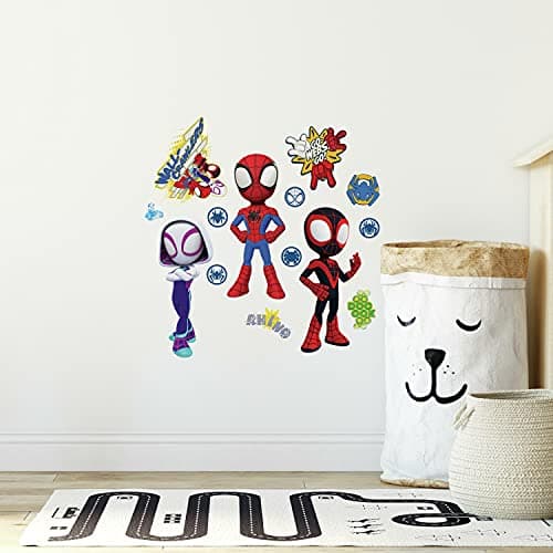 RoomMates RMK4925SCS Spidey and His Amazing Friends Peel and Stick Wall Decals