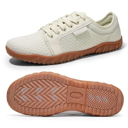 NORTIV 8 Mens Womens Quick Dry Water Shoes - Barefoot Aqua Swim Shoes for Beach Sports, Fishing, Hiking, Boating & Surfing,Size M12/L13.5,Beige,Coast