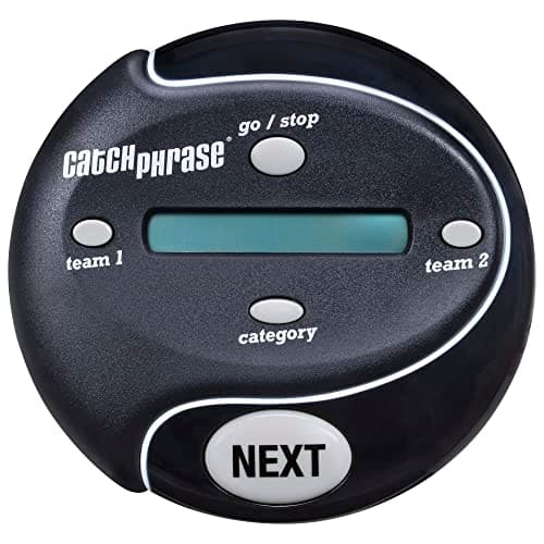 Hasbro Gaming Catch Phrase Electronic Game | Fun Active Handheld Party Games for Adults, Teens, and Kids | 4 or More Players, 2 Teams | Portable Summer Travel Activities | Ages 12+ (Amazon Exclusive)