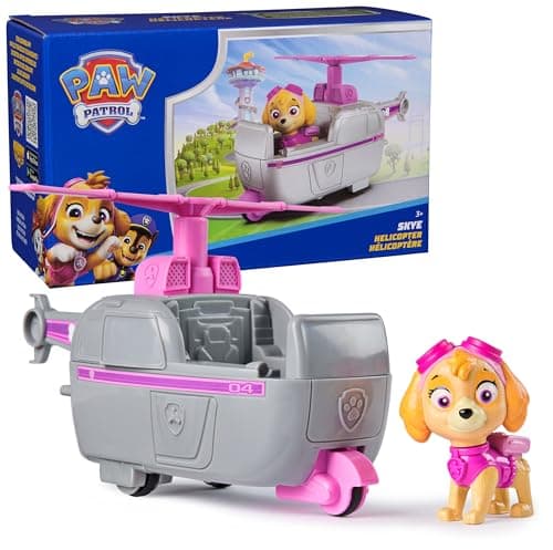 Paw Patrol, Skye’s Helicopter, Toy Vehicle with Collectible Action Figure