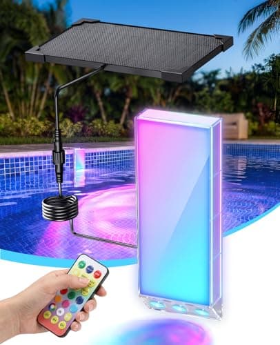 Orbecco Solar Pool Lights, 38 LED Magnetic Pool Lights for Inground Pool