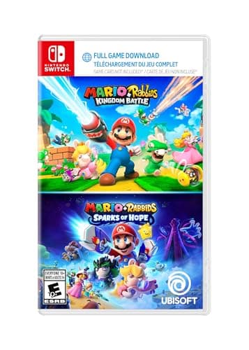 Mario + Rabbids Kingdom Battle and Sparks of Hope - Amazon Exclusive, Nintendo Switch (Code in a Box)