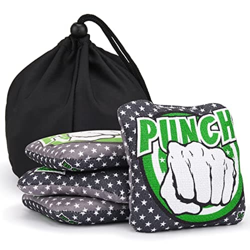 LZFAN Cornhore Bags, Bean Bags for Cornhole Set of 4 Regulation Slick and Stick Cornhole Bags, Professional Game Changer Corn Hole Bags
