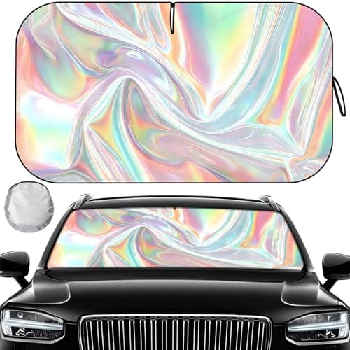 Tavaleu Car Windshield Sun Shade Foldable Car Shades for Front Windows