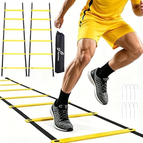Sportneer 20FT Agility Ladder, 2 x 10FT Detachable Speed Training Set