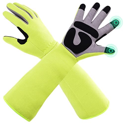 MEPEREZ 3-in-1 Gloves for Gardening Lightweight, Farming & Cleaning, Thorn Proof, Anti-Slip, Comfort, Breathable, Abrasion Resistant