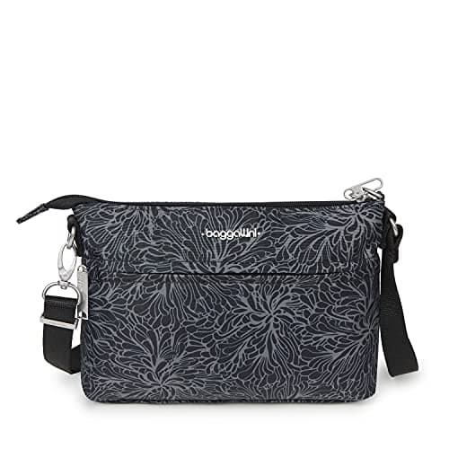 Baggallini Securtex® Anti-theft Memento Crossbody Bag - Lightweight 9.75"x7" Travel Purse
