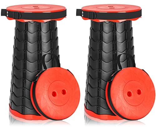Esup 2 Pack Folding Camping Stool, Collapsible Stool Folding Stools Seat