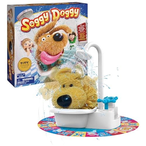 Spin Master Games Soggy Doggy Interactive Shaking & Splashing Dog Kids Game