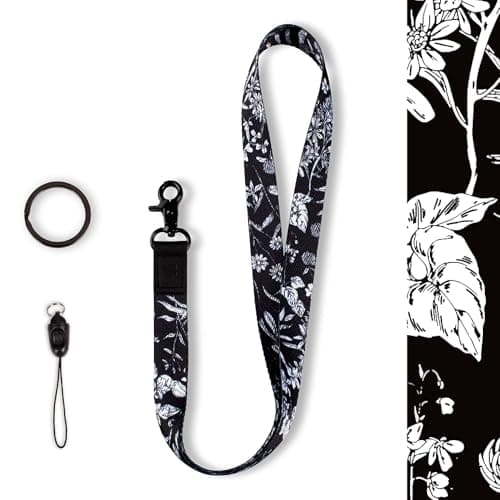 KAMT Key Badge Lanyard, Women Men Phone Neck Strap for Key ID, Cool Cute Cruise Keychain with Ring, Durable for Car keys (Kamt 013)